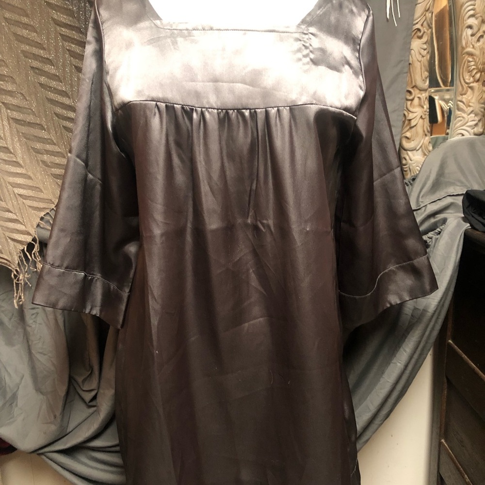 Simple silk dress